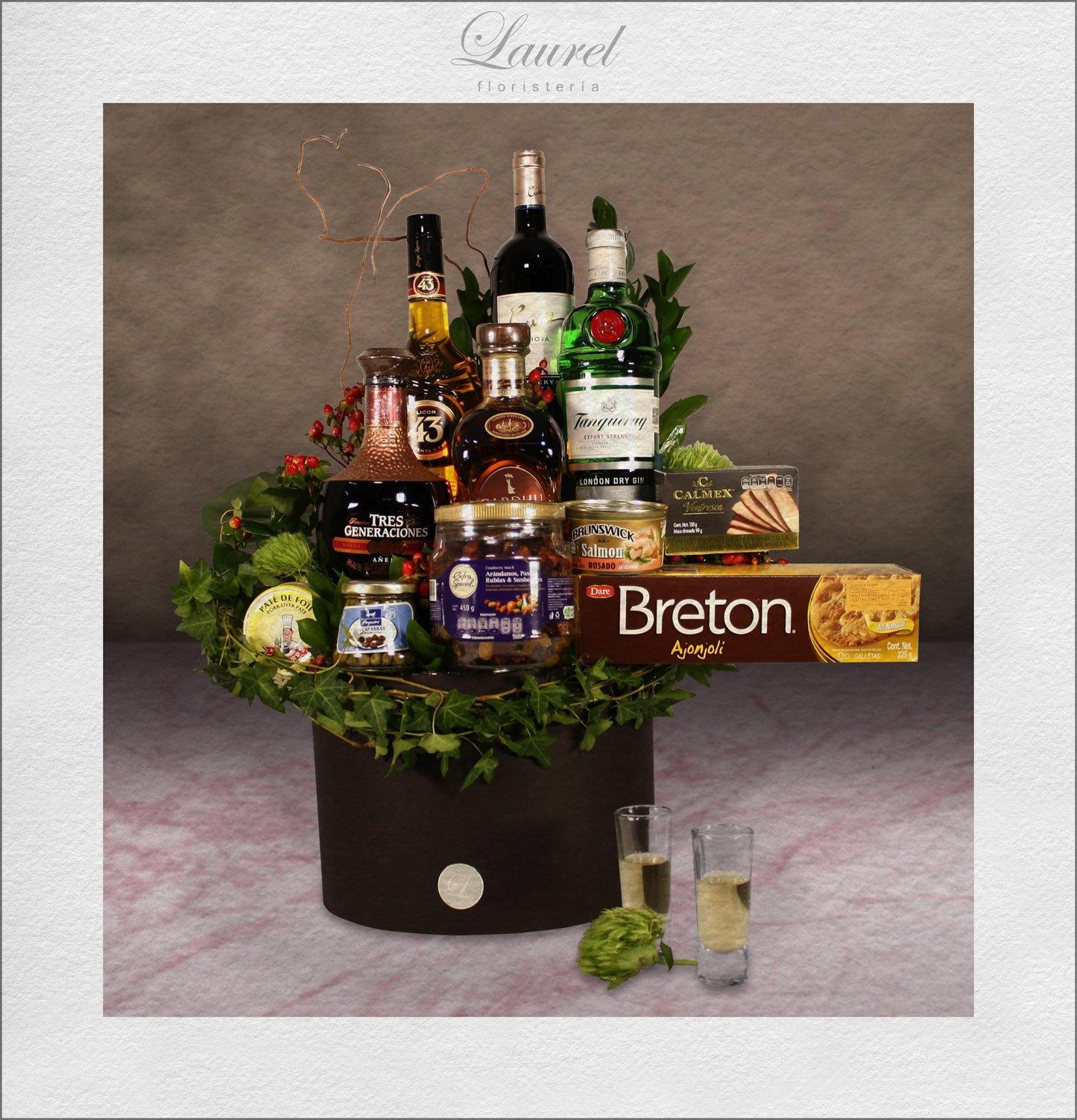 Envío de canastas gourmet a domicilio
