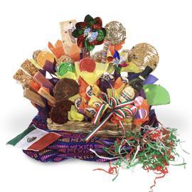 Canasta con dulces tradicionales I MEXICO - Envío de Arreglos florales Laurel Floristería