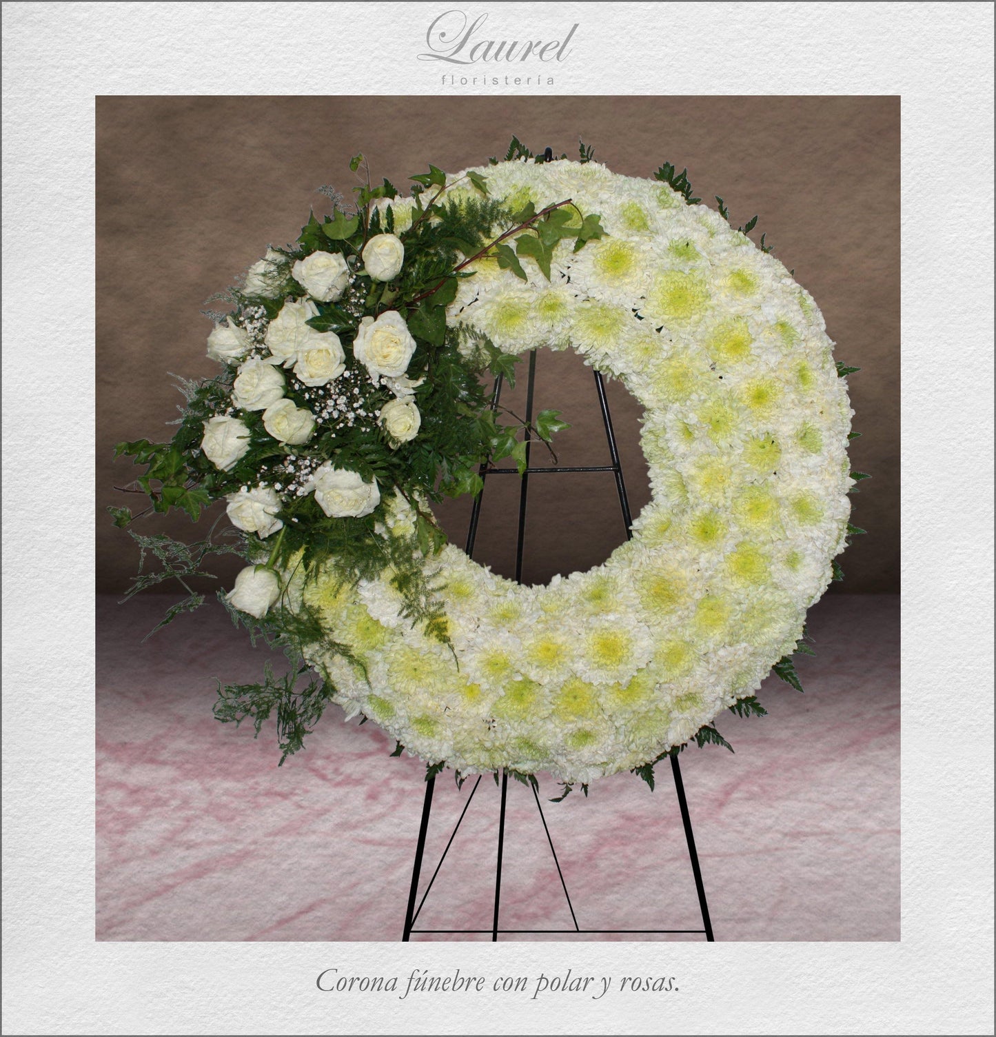 arreglos florales de coronas para difuntos