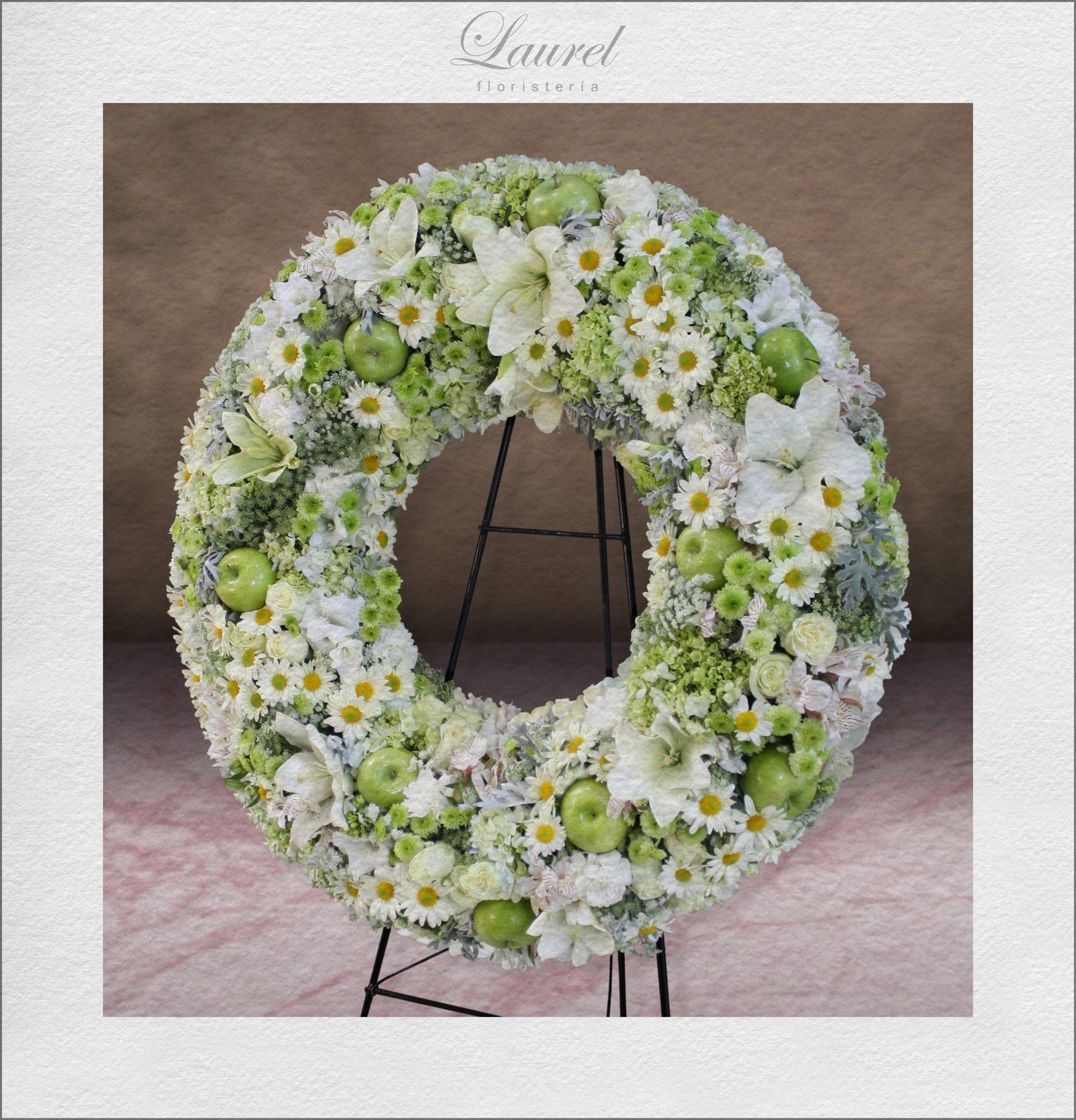 arreglos florales de coronas para difuntos