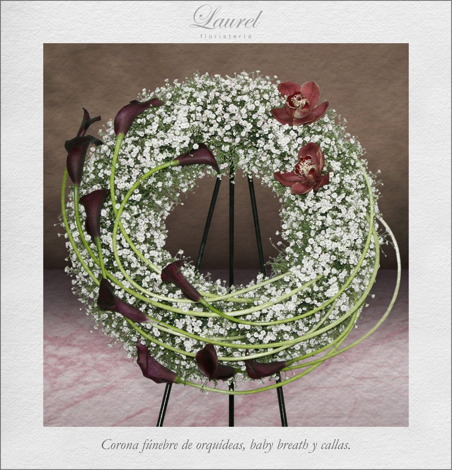 arreglos florales de coronas para difuntos