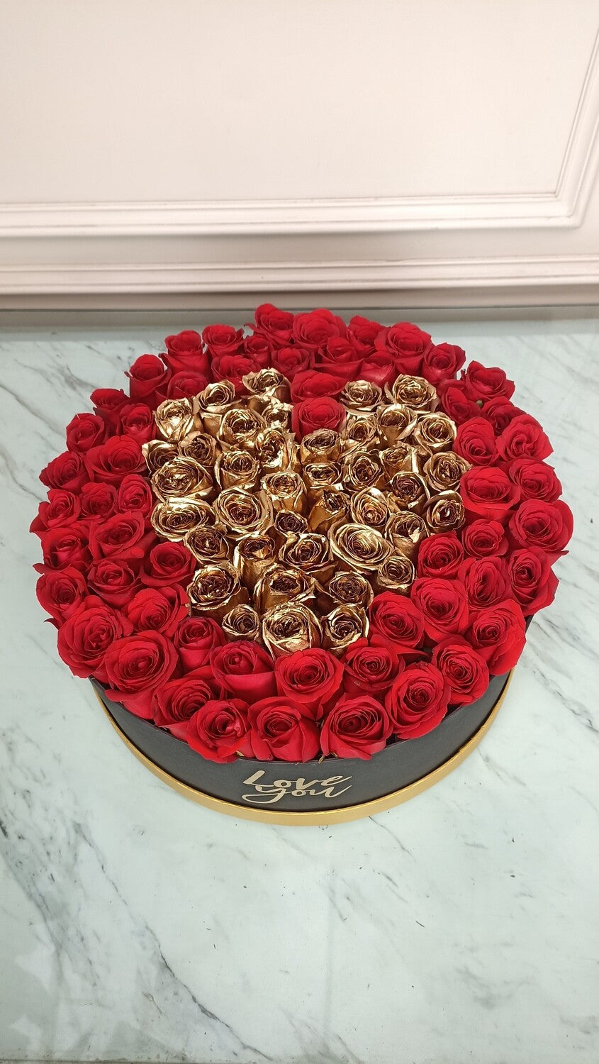 Caja de 100 Rosas Premium | COLETTE
