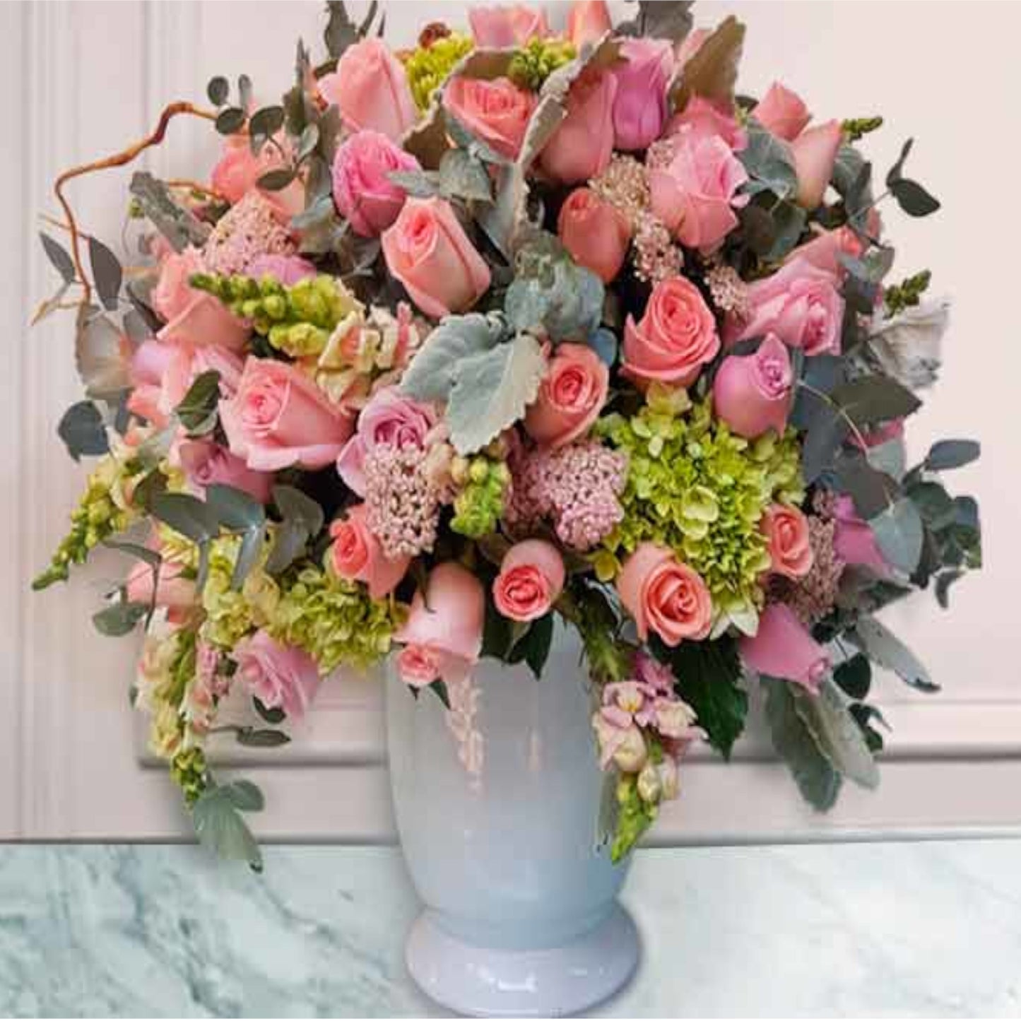 Sofisticada Rosas con Hortensias | ROCHELLE