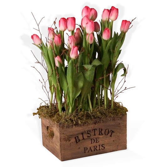 Arreglo Floral de Tulipanes I BISTROT