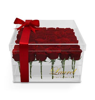 Rosas Rojas Premium | GIORDANA - Envío de Arreglos florales Laurel Floristería