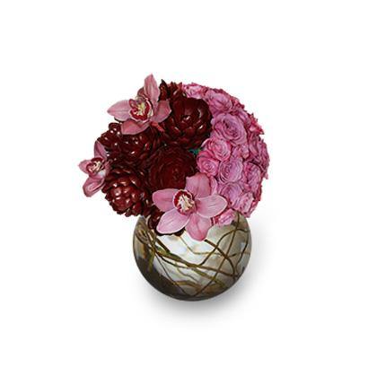 Sofisticadas Orquídeas y rosas premium | SINCERO - Envío de Arreglos florales Laurel Floristería