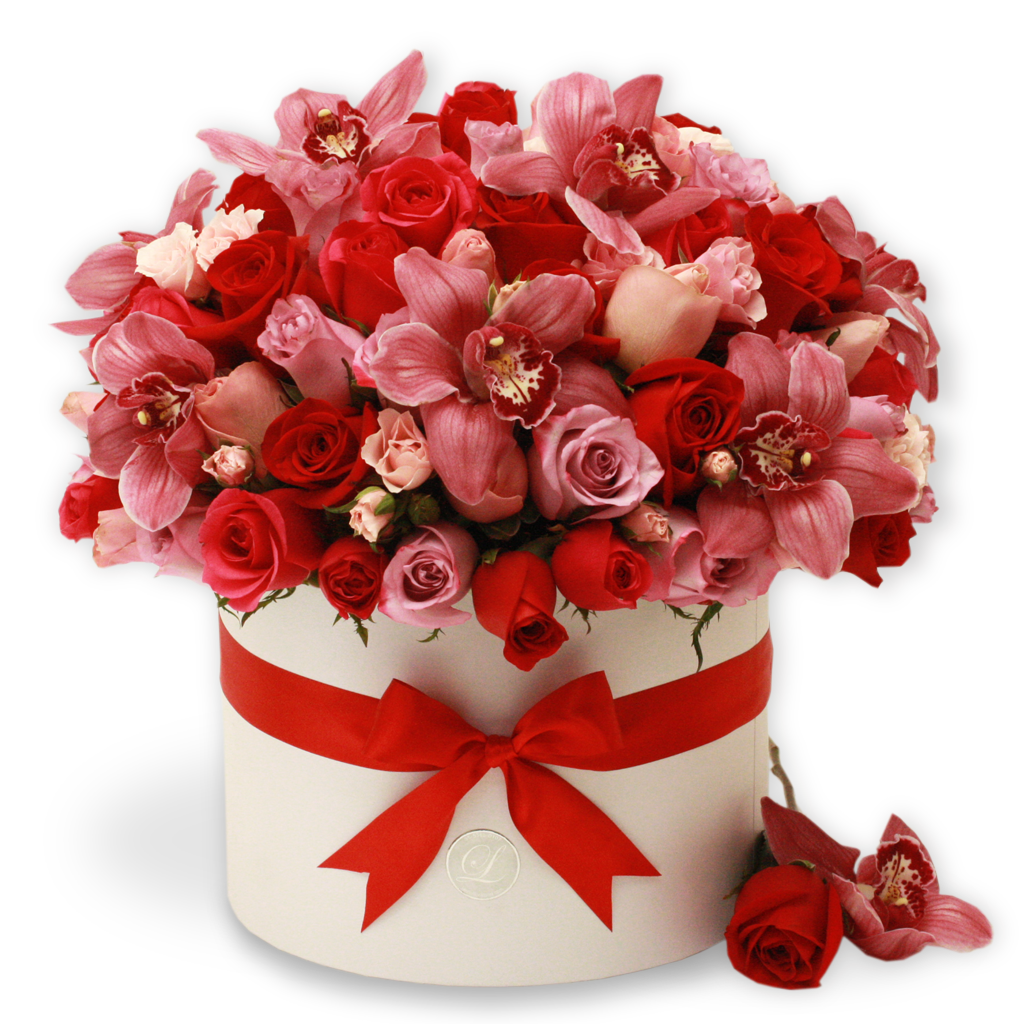Arreglo floral de Orquídeas y Rosas | MICHELLE - Envío de Arreglos florales Laurel Floristería