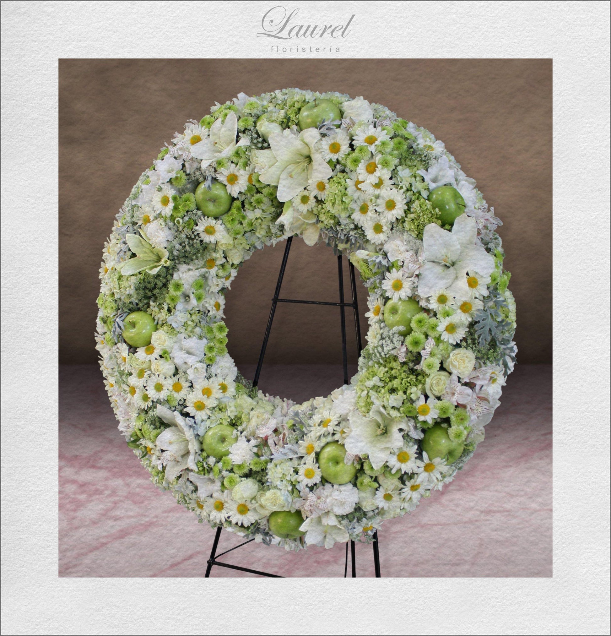 arreglos florales de coronas para difuntos 