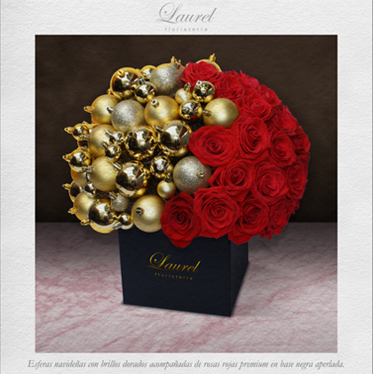 WISHES | Arreglo Floral Navideño - Envío de Arreglos florales Laurel Floristería